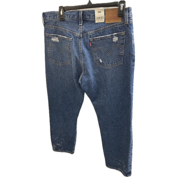 Levi's Premium 501 Original Cropped Women's Sz 31x26 Button Fly Distressed Jeans - Picture 2 of 16